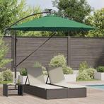 vidaXL Cantilever bananenparasol Groen 294 x 294 x 248 cm, Tuin en Terras, Verzenden, Nieuw