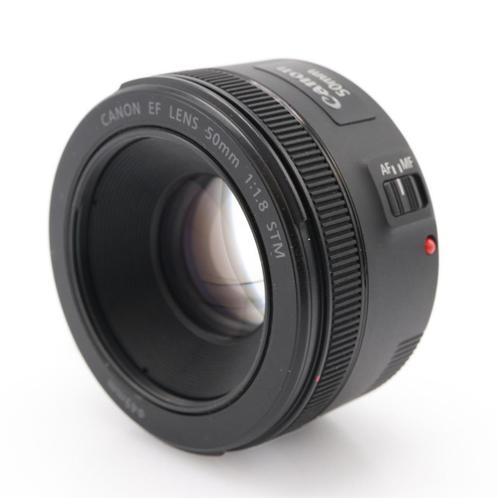 Canon EF 50mm F/1.8 STM occasion, Audio, Tv en Foto, Foto | Lenzen en Objectieven, Zo goed als nieuw, Verzenden
