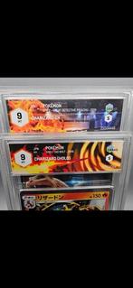 Pokémon - 2 Graded card - Dracaufeu Foil, Illustration