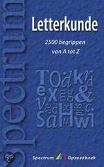 Letterkunde van A tot Z / Spectrum opzoekboek 9789027469342, Verzenden, Gelezen