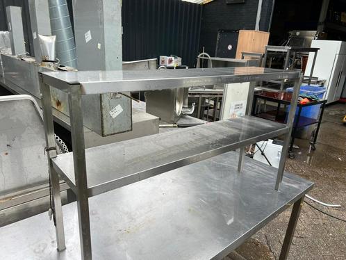 RVS opzetstuk 120x30x70 bxdxh, Zakelijke goederen, Horeca | Keukenapparatuur, Ophalen of Verzenden