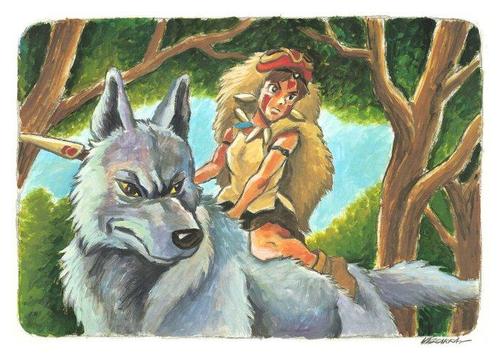 Joan Vizcarra - Princess Mononoke: San & Moro (1997) - Hand, Boeken, Strips | Comics