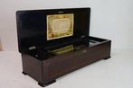 Boîte à musique à rouleaux en métal - 1850-1900, Antiek en Kunst, Antiek | Klokken