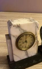 Wekker - Marmer, Messing - 1930-1940, Antiek en Kunst