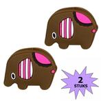 Fako Bijoux - Tennisdemper - Olifant - Bruin - 2 Stuks, Sport en Fitness, Verzenden, Nieuw