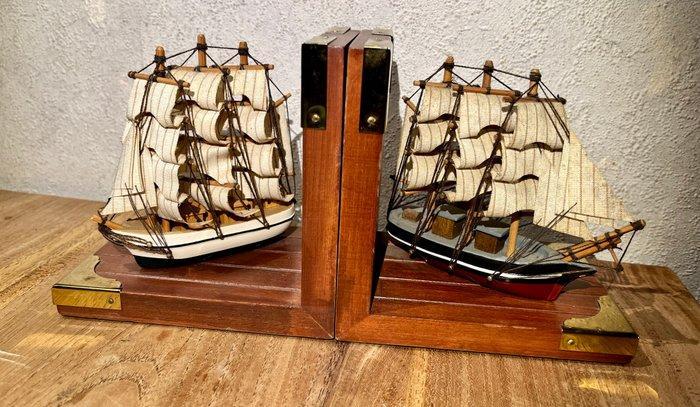 Maritieme objecten (2) - Hout, Messing, Canvas, Antiquités & Art, Curiosités & Brocante