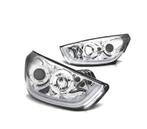 PHARES POUR HYUNDAI IX35 10-13 TUBE LIGHT FOND CHROMÉ, Auto-onderdelen, Verlichting, Verzenden, Nieuw