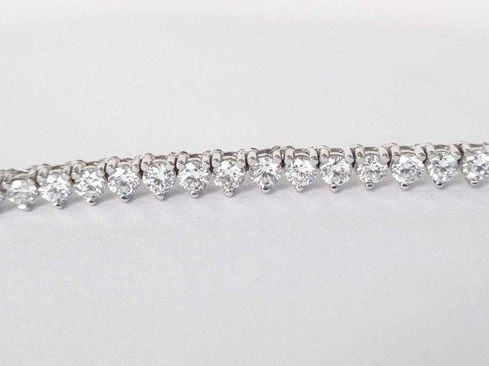 Halsketting - 14 karaat Witgoud - 11.84ct. tw. Diamant, Handtassen en Accessoires, Kettingen