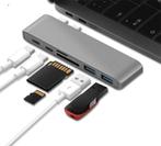 USB-C USB C adapter hub macbok pro air 2.0 3.0 MicroSD *6 po, Computers en Software, Nieuw, Verzenden