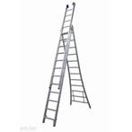 DAS Atlas ladder 3 delig, Doe-het-zelf en Bouw, Ladders en Trappen, Nieuw, Verzenden