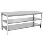 Werktafel | ECO | RVS | Dubbel Bodemschap | Diepte 700 |, Zakelijke goederen, Horeca | Keukenapparatuur, Verzenden, Nieuw in verpakking