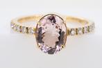 Ring - 18 karaat Roségoud - 1.66ct. tw. Morganiet - Diamant, Nieuw