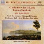 Italian Popular Songs Vol. 1: O Sole Mio/Santa Lucia CD, Verzenden