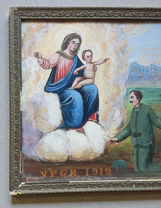 Votiefgeschenk - Lamierino - 1910-1920 - Eerste Wereldoorlog, Antiquités & Art, Art | Art non-occidental