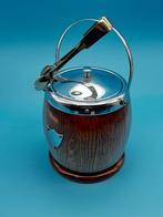 Vintage Wooden Ice Bucket / Biscuit or Tea Barrel – Made in