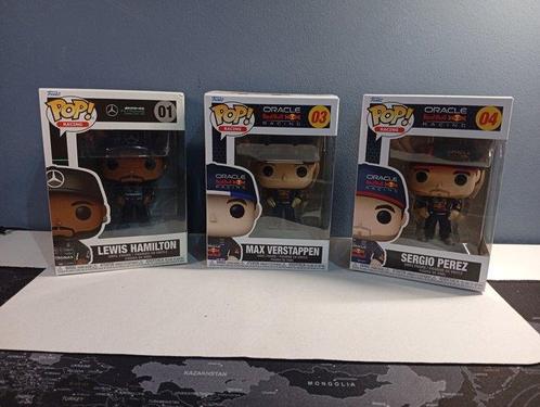 Funko - Funko Pop Funko Pop Racing F1 Hamilton, Verstappen,, Antiek en Kunst, Antiek | Speelgoed