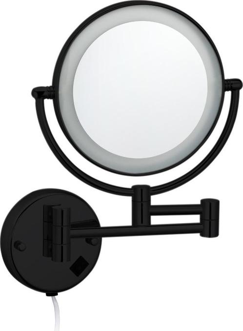 Black-Steiner wand cosmeticaspiegel incl. LED verlichting, Huis en Inrichting, Woonaccessoires | Spiegels, Ophalen of Verzenden
