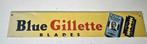 lames Gillette - Panneau - métal, étain