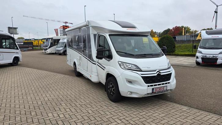 Dethleffs Advantage T7051 slechts 19209 km, queensbed 91133, Caravans en Kamperen, Mobilhomes, Cassettetoilet, Handgeschakeld