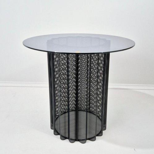 Hübsch - Salontafel - Stroomdiagram - Zwart - Glas, Metaal, Antiek en Kunst, Kunst | Designobjecten
