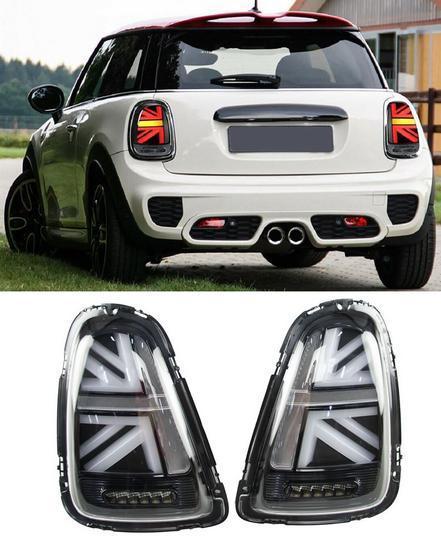 Mini Cooper R56 R57 LED Black Achterlichten Union Jack CP023, Auto-onderdelen, Verlichting, Nieuw, Herkomst onderdeel bekend, Mini