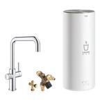 Kokendwaterkraan Grohe Red New Duo met U Uitloop en L Size, Doe-het-zelf en Bouw, Ophalen of Verzenden, Nieuw, Chroom, Kraan