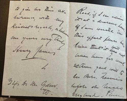 Henry James (1843-1916) [American born, British Naturalised, Verzamelen, Film en Tv
