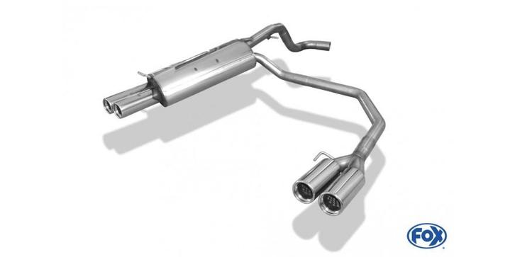 FOX VW Golf IV einddemper eind rechts/links - 2x76 type 13 r, Auto-onderdelen, Uitlaatsystemen, Nieuw, Verzenden