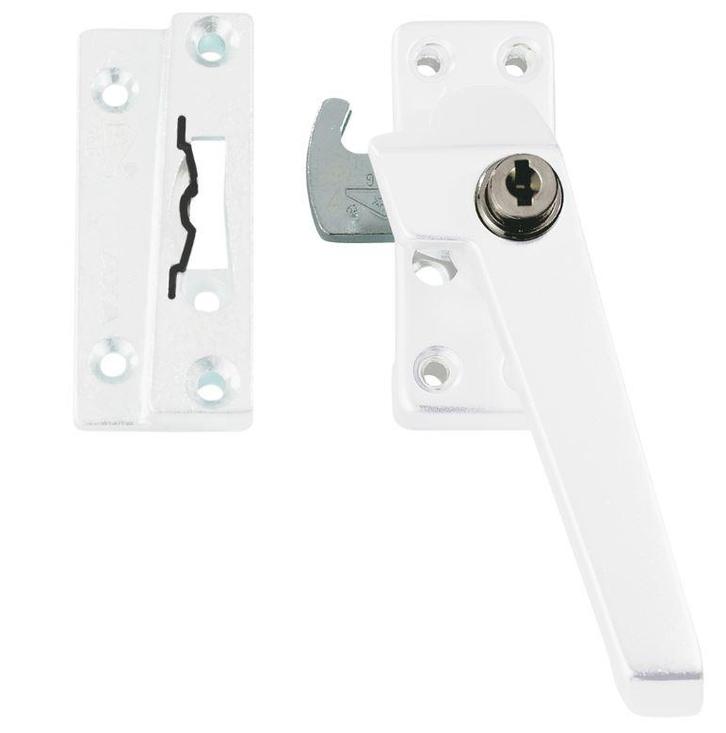 AXA raamsluiting SKG1 rechts 3319 wit, Doe-het-zelf en Bouw, Hang- en Sluitwerk, Klink of Kruk, Nieuw, Overige materialen