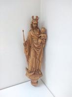 Snijwerk, Heiligenfigur - Madonna mit Kind - Handarbeit -