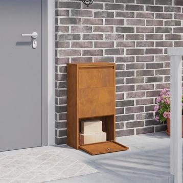 vidaXL Pakketbrievenbus 44x22x82 cm Weerbestendig Staal beschikbaar voor biedingen