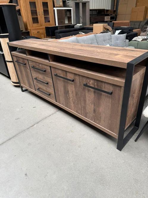 Cascade dressoir, mokka, Huis en Inrichting, Kasten | Dressoirs, Nieuw, Metaal, Overige materialen