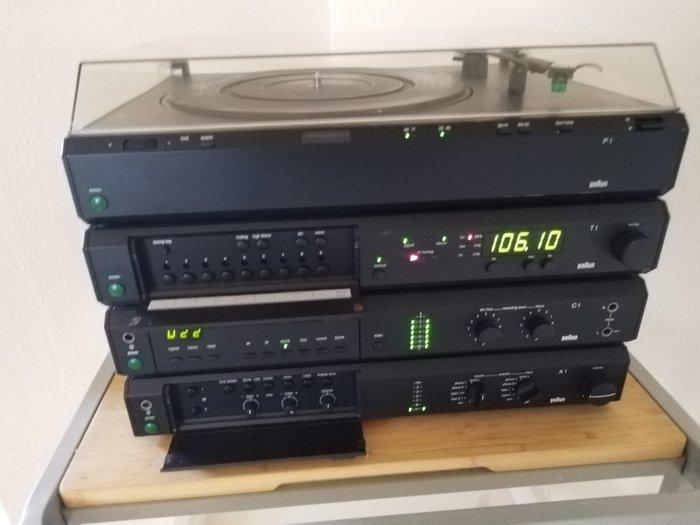 Braun Dieter Rams - P1 Platine, C1 Lecteur de cassettes, A1, Audio, Tv en Foto, Radio's
