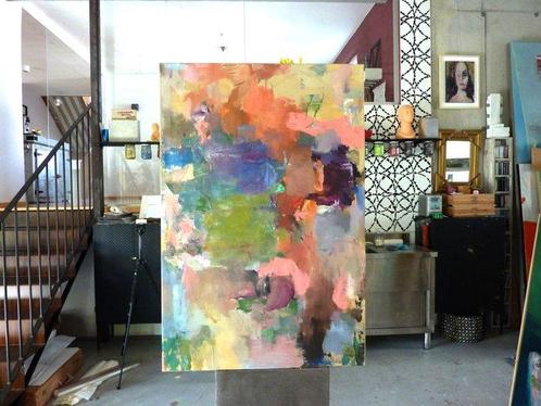 Mila Veljaca - wilder Garten, Antiek en Kunst, Kunst | Schilderijen | Modern