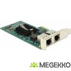 Delock 89944 PCI Express x1-kaart 2 x RJ45 Gigabit LAN, Verzenden, Nieuw