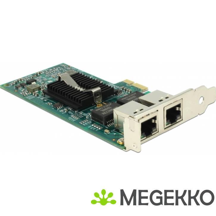 Delock 89944 PCI Express x1-kaart 2 x RJ45 Gigabit LAN, Informatique & Logiciels, Ordinateurs & Logiciels Autre, Envoi