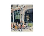Joan Vich Tugores (1953) - On the Terrace of Paseo de Gracia