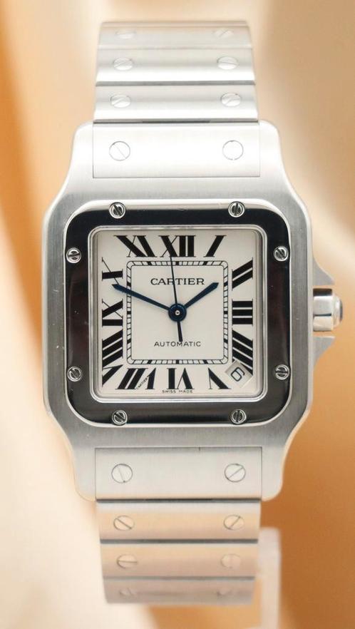 Cartier Santos Galbée 2823 uit 2007, Handtassen en Accessoires, Horloges | Dames, Verzenden