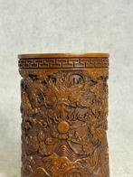 GRATIS VERZENDING Brushpot draak - Buxushout - China - Eind