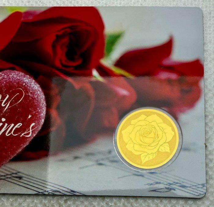 Tsjaad. 3000 Francs Happy Valentine’s day , muy raro, oro, Postzegels en Munten, Munten | Europa | Niet-Euromunten