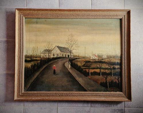 Josef Wedewer (1896-1979) - Schwarzer weg, Antiek en Kunst, Kunst | Schilderijen | Klassiek