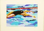 Ugo Nespolo (1941) - Il nuoto, Antiek en Kunst