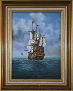 Ecole française (XX-XXI) - Bateau commerçant