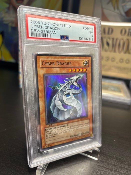 Konami - 1 Graded card - Yu-Gi-Oh! - Cyber Drache CRV-DE015, Collections, Collections Autre