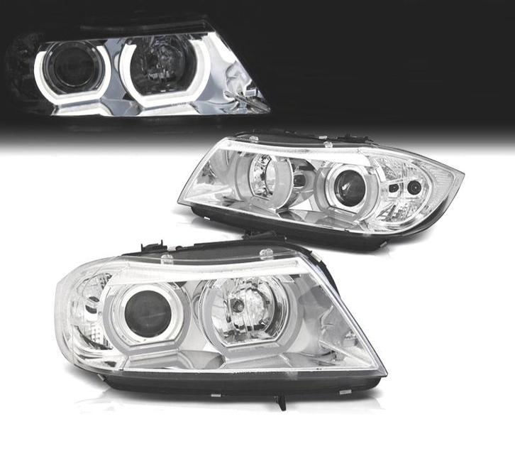 PHARES XÉNON ANGEL EYES U 3D LED POUR BMW E90 E91 05-08 FOND, Autos : Pièces & Accessoires, Éclairage, Envoi