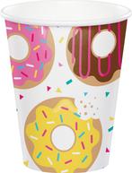 Donut Bekers 256ml 8st, Hobby en Vrije tijd, Feestartikelen, Verzenden, Nieuw