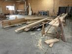 Online veiling - Partij diverse houten balken en planken, Ophalen