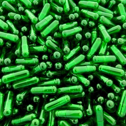 Capsules Maat 00 Groen/Transparant       100 stuks, Huis en Inrichting, Keuken | Keukenbenodigdheden, Nieuw, Verzenden