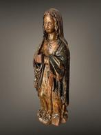 Sculpture, Biddende maagd / Maria - 63 cm - Bois polychrome