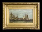 Louis Joseph Désiré Crepin (1828-1887) - Bateaux au port, Antiek en Kunst